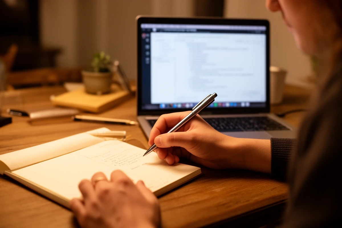 Kurs-Material und Notizbücher der TextKraft Akademie